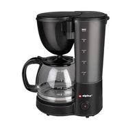 alpina Macchina da caffè - 10 - 12 tazze di caffè con filtro - piastra di mantenimento in caldo - funzione pausa - nero