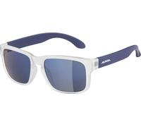 ALPINA Mitzo Occhiali da Sole, Blu Trasparente Opaco, Taglia Unica Unisex-Bambini e Ragazzi