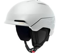 ALPINA NAX - Casco da sci sicuro, perfettamente climatizzato e confortevole, per adulti, con fodera interna lavabile, bianco mimetico opaco, S (51-55 cm)