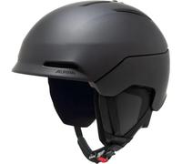 ALPINA Nax, Casco da Sci Unisex Adulto, Nero Opaco, 55-59