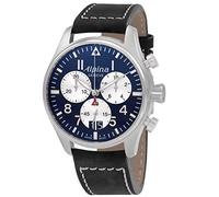 Alpina Orologio Analogico al Quarzo Uomo con Cinturino in Pelle AL-372NS4S6