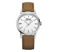 Alpina Orologio analogico da uomo automatico con cinturino in pelle AL-480S2H6