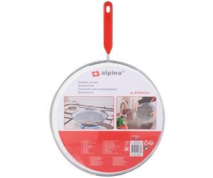 alpina Padella paraspruzzi - Coperchio universale - 29 x 43 cm - Accessori da cucina - Metallo/plastica