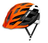 ALPINA Panoma 3.0, Casco da Bici Unisex, Arancione-Nero-Bianco Lucido, 52-57 cm