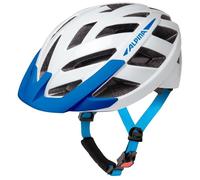 ALPINA Panoma 3.0, Casco da Bici Unisex, Bianco-Blu Lucido, 56-59 cm