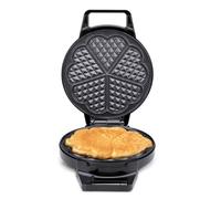 alpina Piastra per waffle a forma di cuore - Macchina per waffle - Waffle Maker con rivestimento antiaderente - Piastra per waffle belga fino a 5 cialde - Macchina per waffle 1000 W - Piastra per