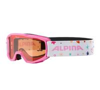 Alpina Piney Kinder-Goggle Maschera da Sci Occhiali Sport Invernali Rosa