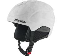 ALPINA PIZI - Sicuro e leggero, con protezioni auricolari removibili, assorbimento ottimale degli urti e buona ventilazione, ideale per bambini - white camo - 51-55 cm