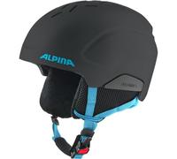 ALPINA PIZI - Sicuro e leggero, con protezioni auricolari removibili, assorbimento ottimale degli urti e buona ventilazione, ideale per bambini - black blue matt - 51-55 cm