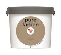 Alpina pure farben Vernice per parete - Marrone Ocra - vernice per interni resistente e traspirante - abbondante, coprente e facile da pulire - 2,5 litri