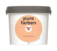 Alpina pure farben Vernice per parete - Papaya arancione - vernice per interni resistente e traspirante - abbondante, coprente e facile da pulire - 2,5 litri