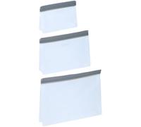 alpina Sacchetti salvafreschezza riutilizzabili, set da 3 pezzi, 1,8 l, 1 l e 450 ml, a prova di perdite e ermetici, adatti per frigorifero e congelatore, trasparenti