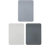 alpina Set di 3 Taglieri - Tagliere - Antiscivolo - Flessibile - Lavabile in lavastoviglie - 20x28cm - Grigio