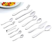 Alpina Set di posate in acciaio inox, 70 pezzi, 12 persone