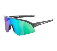 Occhiali da sole Alpina Sonic Q-Lite grigio notte opaco/specchio verde