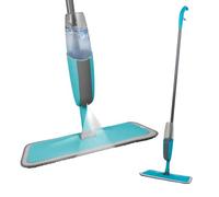 alpina Spray Mop, Sistema di Mocio con Spray - Mocio e lavapavimenti per più pavimenti - Detergente per pavimenti con serbatoio ricaricabile - Set mocio con testa girevole a 360°