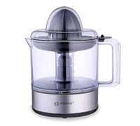 alpina Spremiagrumi elettrico - 30 W/230 V - Spremiagrumi - Spremiagrumi - Contenitore per succo 800 ML - Filtro per polpa e nuclei - Senza BPA - Argento
