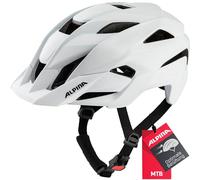 ALPINA Stan MIPS, Casco da Bici Unisex, Bianco Opaco, 51-55 cm