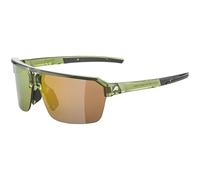 ALPINA Swift HR - Occhiali da sole eleganti per adulti, colore: verde/trasparente lucido
