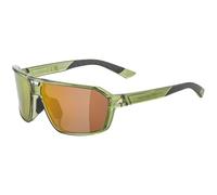 ALPINA SWIFT, occhiali sportivi per adulti, verde trasparente, taglia unica, 100% protezione UVA, UVB e UVC