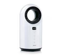 alpina Termoventilatore elettrico e ventilatore 1500 W - Radiatore con timer e telecomando - Radiatore oscillante con funzione di raffreddamento e riscaldamento - 18 x 18 x 37 cm