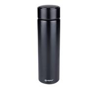 alpina Thermos digitale - Thermos 480 ML - per bevande fredde e calde - Display digitale della temperatura - con filtro SUS304 - chiusura anti-perdite - nero - acciaio inox
