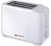 alpina Tostapane - 7 supporti, 2 fette, 700 Watt, colore: Bianco