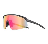 ALPINA TURBO PRO S Q-LITE - Occhiali sportivi per adulti, colore nero metallizzato opaco, taglia unica, 100% protezione UVA, UVB e UVC