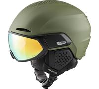 ALPINA Alto Q-Lite, Casco da Sci Unisex-Adults, Olive Matt, 59-63