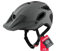 ALPINA Unisex - Adulti, COMOX Casco da bicicletta, coffee-Ggrey matt, 57-62 cm