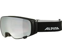 ALPINA Double Jack Mag Q-Lite, Occhiali da Sci Unisex-Adulti, Black Matt, One Size