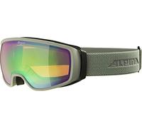 ALPINA Unisex - Adulti, DOUBLE JACK Q-LITE Occhiali da sci, moongrey, One Size