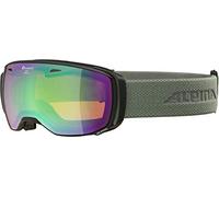 ALPINA Unisex - Adulti, ESTETICA Q-LITE Occhiali da sci, black-moongrey, One Size