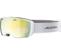 ALPINA Unisex - Adulti, ESTETICA QVM Occhiali da sci, white, One Size
