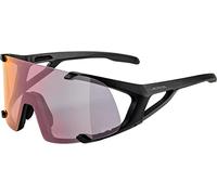 ALPINA Unisex - Adulti, HAWKEYE QV Occhiali sportivi, black matt, One Size