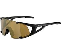 ALPINA Unisex - Adulti, HAWKEYE S Q-LITE Occhiali sportivi, black matt, One Size