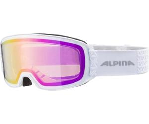 ALPINA Unisex - Adulti, NAKISKA Q-LITE Occhiali da sci, white, One Size