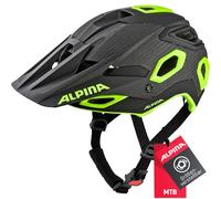 ALPINA ROOTAGE, Casco da Bicicletta Unisex-Adulto, Black-Neon-Yellow, S