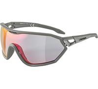 ALPINA Unisex - Adulti, S-WAY QV Occhiali sportivi, moon-grey matt, One Size