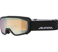 ALPINA Scarabeo JR. HM, Occhiali da Sci Unisex Adulto, Black, One Size