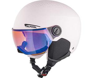 ALPINA Unisex - Bambini, ZUPO VISOR Q-LITE Casco da sci, rose matt, 48-52 cm