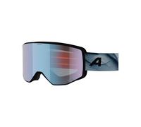 ALPINA VENET M Q-LITE - maschera da sci OTG con lenti specchiate e ad alto contrasto, protezione UV al 100%, per adulti
