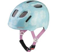 Alpina Casco bici XIMO 2 - leggero e sicuro per bimbi, LED opzionale - aqua-rose flower gloss 47-51