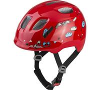 ALPINA XIMO 2 - Casco da bici leggero e sicuro per bambini con LED opzionale - red smile gloss - 45-49