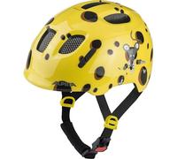 ALPINA XIMO 2 - Casco da bici leggero e sicuro per bambini con LED opzionale - yellow gouda gloss - 47-51