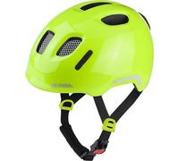 ALPINA XIMO 2 Flash - Casco da bici leggero e sicuro per bambini con LED integrati - be visible gloss - 49-54