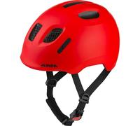 ALPINA XIMO 2 L.E. (opaco) - Casco da bici leggero e sicuro per bambini con LED opzionale - neon red matt - 47-51