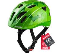 ALPINA Ximo Flash, Casco da Bicicletta Bambino, Green Dino, S