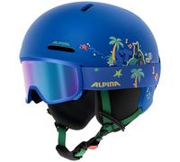 ALPINA ZUPO 2 Disney Set - Set Disney di alta qualità, sicuro ed esclusivo composto da maschera da sci e casco da sci, per bambini - Lilo and Stitch - 52-56