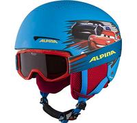 ALPINA ZUPO Disney Set, Casco da Sci Boys, Cars, 51-55